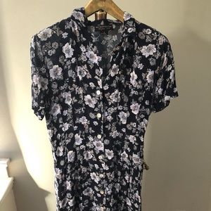Vintage midi shirt dress